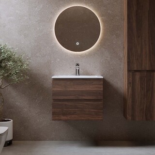 Allaskaappi Eufori 600 Pähkinä Ja Pesuallas