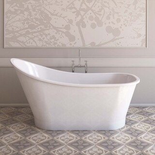 Kylpyamme Dvala Valumarmori 1600 Valkoinen