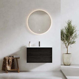 Allaskaappi Charm 800 Musta Tammi + Pesuallas