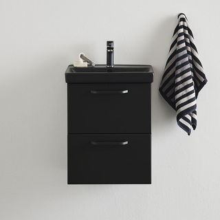 Pesuallaskaappi Yster Musta 420 V Musta Pesuallas