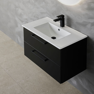 Pesuallaskaappi Lust Musta 800 & Pesuallas