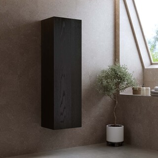 Bathlife Korkeakaappi Musta Tammi