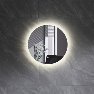 Valopeili Bathlife Skina, Ø500mm, Hipaisukytkimellä