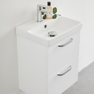 Pesuallaskaappi Yster Valkoinen 420 V Valkoinen Pesuallas