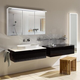 Peilikaappi Led-Valaisimella Bathlife Glänsa 1200, Valkoinen