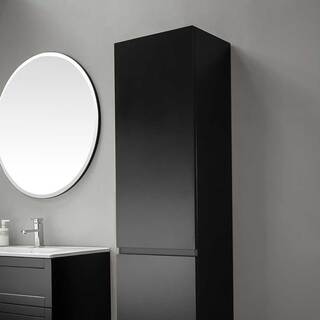 Sivukaappi Bathlife Eufori 450X1500x350mm, Musta