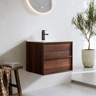 Allaskaappi Charm 600 Pähkinä + Pesuallas