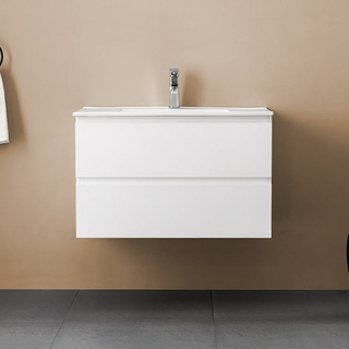 Allaskaappi Pesualtaalla Bathlife Eufori 800 Valkoinen