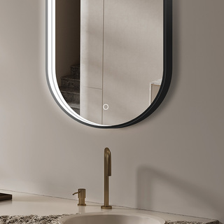 Peili Lysa Soikea 500X900 Musta