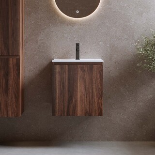 Allaskaappi Smila 500 Pähkinä + Pesuallas