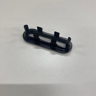 Ylivuotosuojan Rengas Ovaali Matta Musta