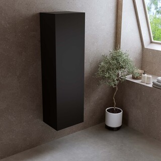 Bathlife Korkeakaappi Musta Matta