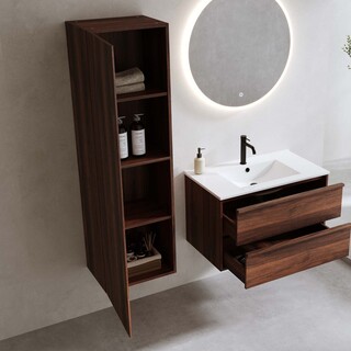 Bathlife Korkeakaappi Pähkinä