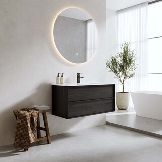 Allaskaappi Charm 1000 Musta Tammi + Pesuallas