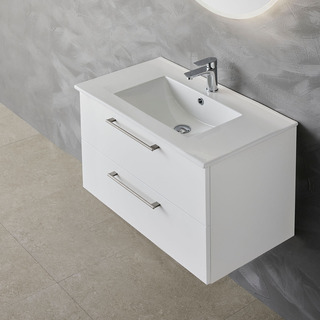 Pesuallaskaappi Lust Valkoinen 800 & Pesuallas