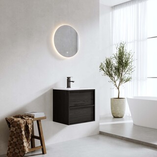 Allaskaappi Charm 500 Musta Tammi + Pesuallas