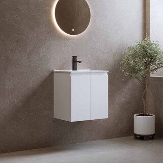 Allaskaappi Smila 500 Valkoinen + Pesuallas