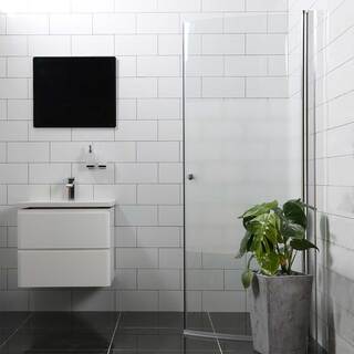Suihkuovi Bathlife Mångsidig 1000 H/P Kaareva, Kesk.Himmeä
