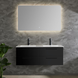 Pesuallaskaappi Lust Musta 1200D & Pesuallas