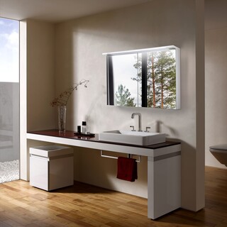 Peilikaappi Led-Valaisimella Bathlife Glänsa, 1000, Valk.