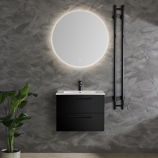 Pesuallaskaappi Lust Musta 600 & Pesuallas