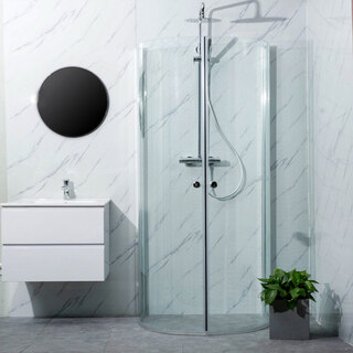 Suihkunurkka Bathlife Mitt, 920X780mm, Pyöristetty, Kirkas
