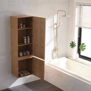 Korkea Kaappi Bathlife Lättsam, 1500X450mm, Tammi