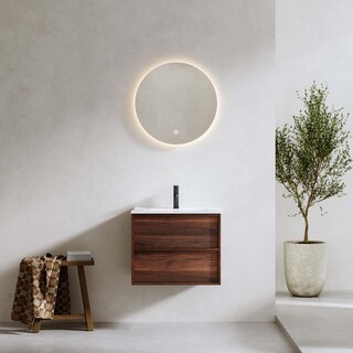 Allaskaappi Charm 600 Pähkinä + Pesuallas