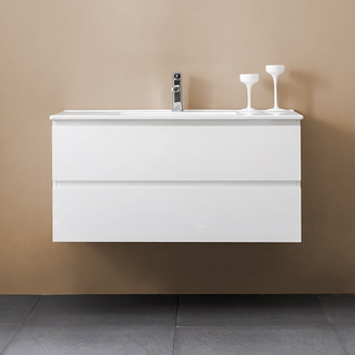 Allaskaappi Pesualtaalla Bathlife Eufori 1000 Valkoinen