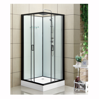 Suihkukaappi Bathlife Rymd, 800X800mm, Musta