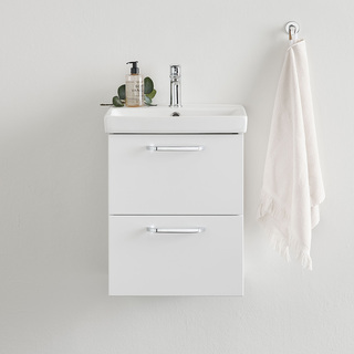 Pesuallaskaappi Yster Valkoinen 420 V Valkoinen Pesuallas