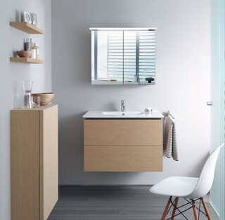 Peilikaappi Led-Valaisimella Bathlife Glänsa, 800, Valkoinen