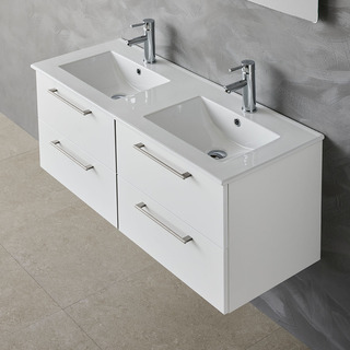 Pesuallaskaappi Lust Valkoinen 1200D & Pesuallas