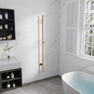 Pyyhekuivain Bathlife Fas 1 Arm Timer 12/C1 Vital Kulta Ruostumaton