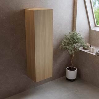 Bathlife Korkeakaappi Vaalea Tammi