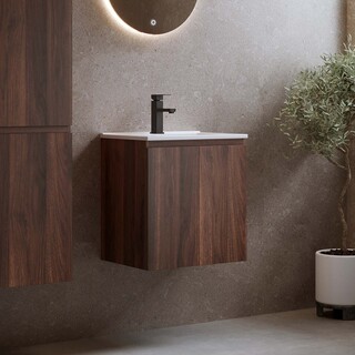 Allaskaappi Smila 500 Pähkinä + Pesuallas