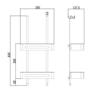 Suihkukori Bathlife Reda, Kromi