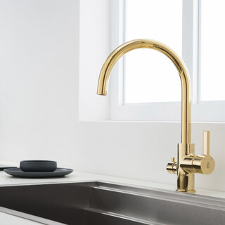 Keittiöhana Bathlife Ocean, Apk-Venttiilillä, Kulta