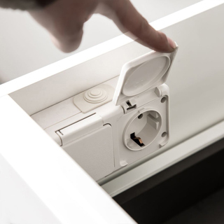 Allaskaappi Pesualtaalla Bathlife Eufori 800 Valkoinen