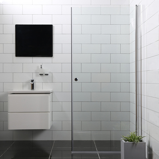 Suihkuovi Bathlife Mångsidig Vital, 1000X1900mm, S/P Kirkas